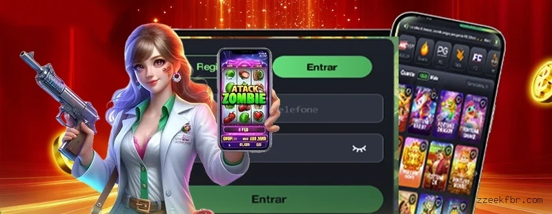Conta Zzeekf sincronizada site e app